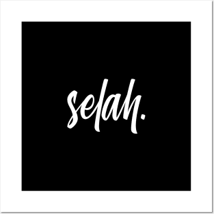 Selah. (White) Posters and Art